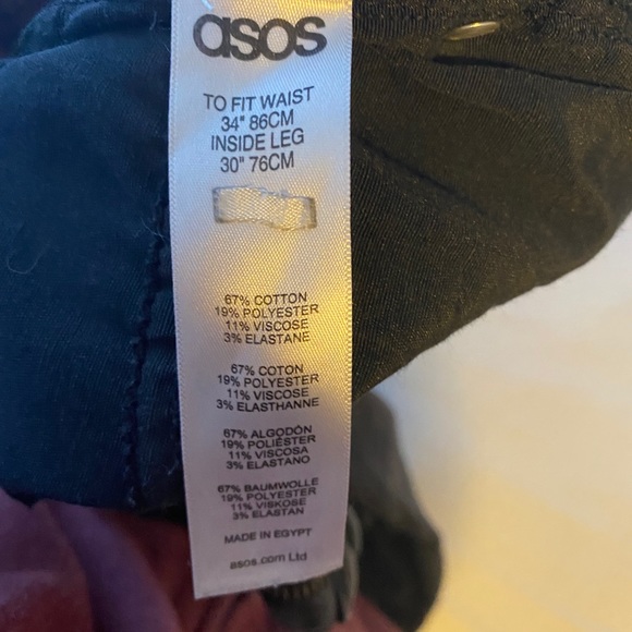 Asos black ripped 34 jeans - Picture 3 of 4